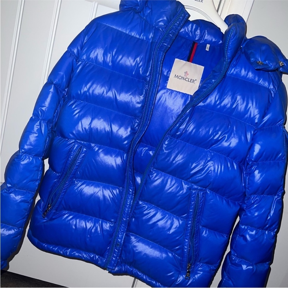 Moncler Vibrant Blue Quilted Jacket